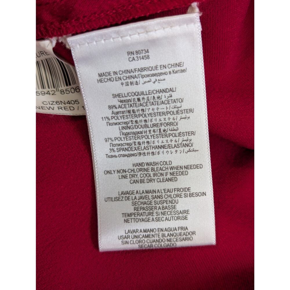 BCBGMaxAzria Red Strapless Ruffled Cocktail Dress - Picture 7 of 8